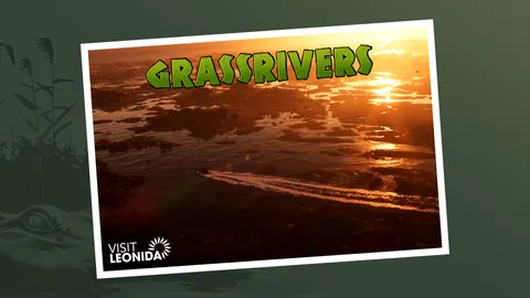 Official Grand Theft Auto VI postcard artwork for Grassrivers.