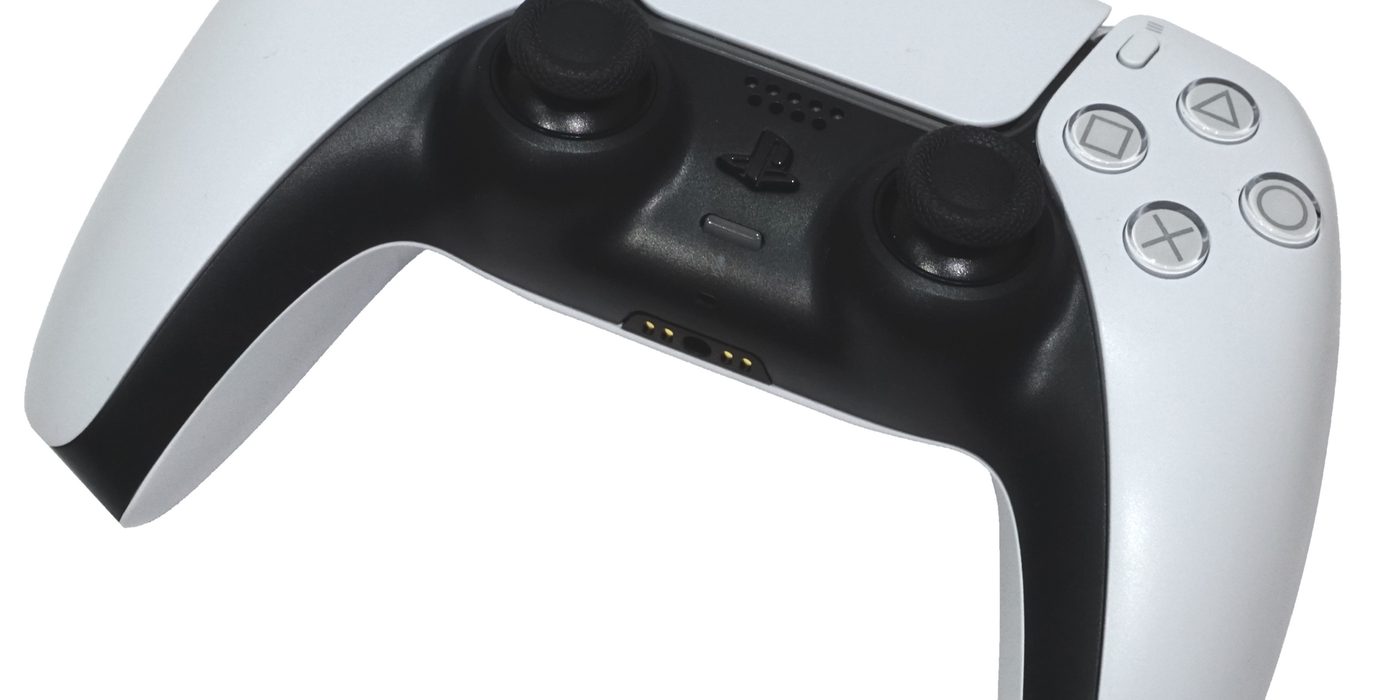 A PlayStation 5 DualSense controller.